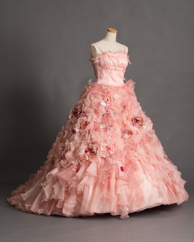 カラードレス ピンク ￥88,000 - ウェディングドレスセール1万円から 