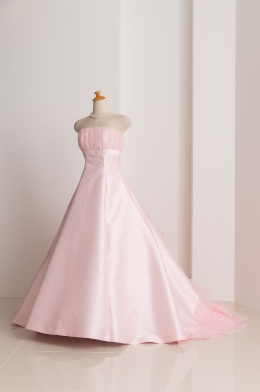 カラードレス ピンク(b115) - ウェディングドレスセール1万円から販売 
