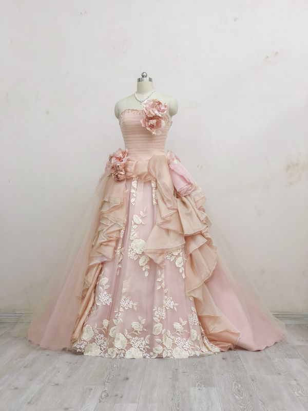 カラードレス ピンク - ウェディングドレスセール1万円から販売 日本