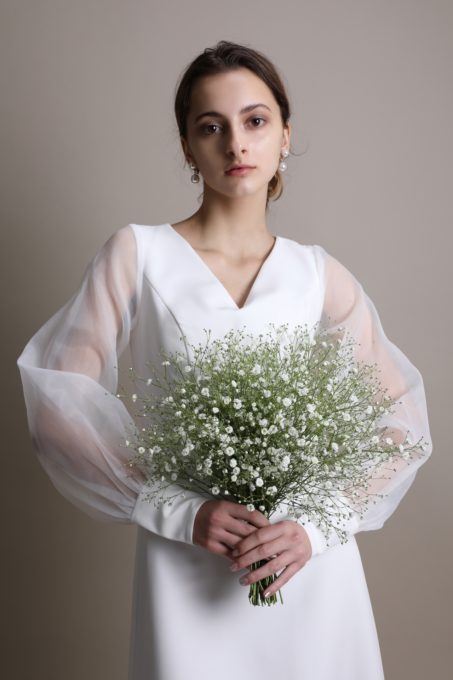 ドレセル　ウェディングドレス 長袖 MC08 15号サイズ ウェディングドレス 長袖 MC08（ご購入は郵送試着可） - ウェディング