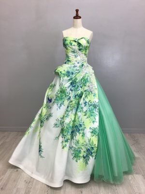 カラードレス緑