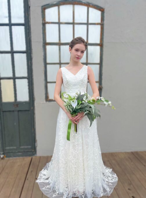 ウエディングドレス　ドレセルK-1 ウェディングドレス k-42 - ウェディングドレスセール1万円から販売