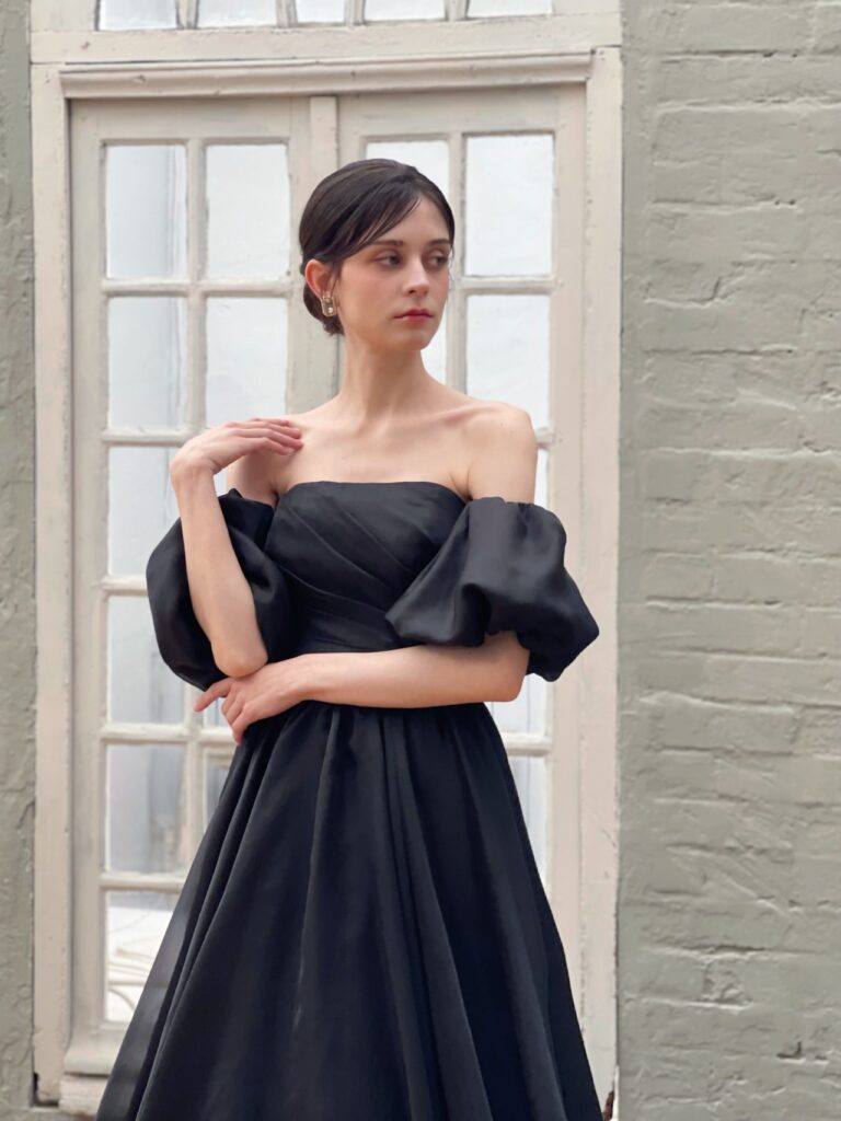 黒ドレス　前撮り