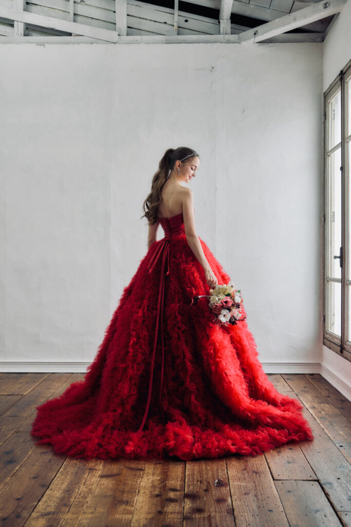 レッドドレス 安い