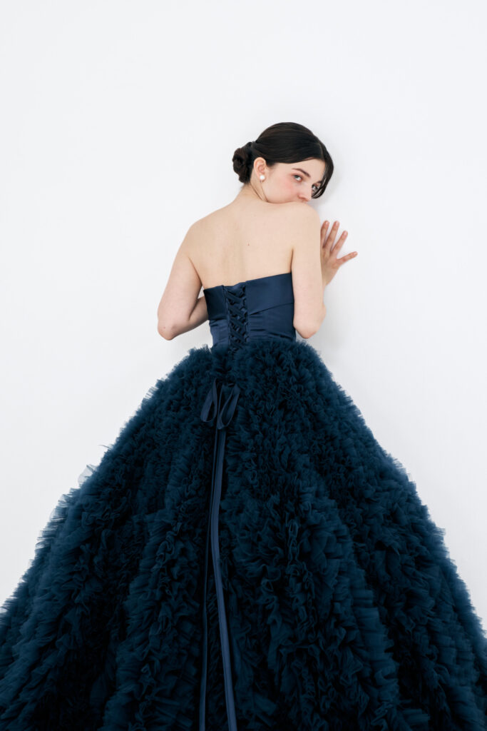 カラードレス　紺